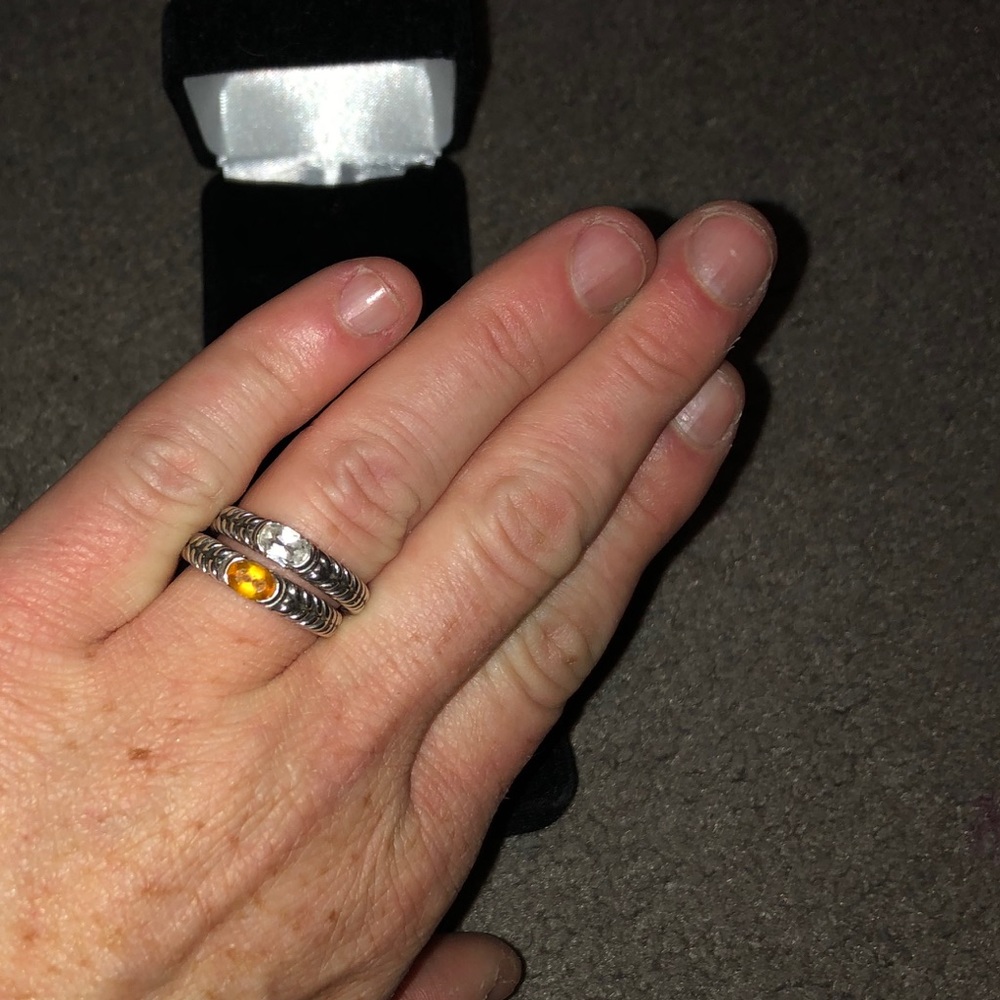 2- Sterling Silver Mayfair Jeweler Rings